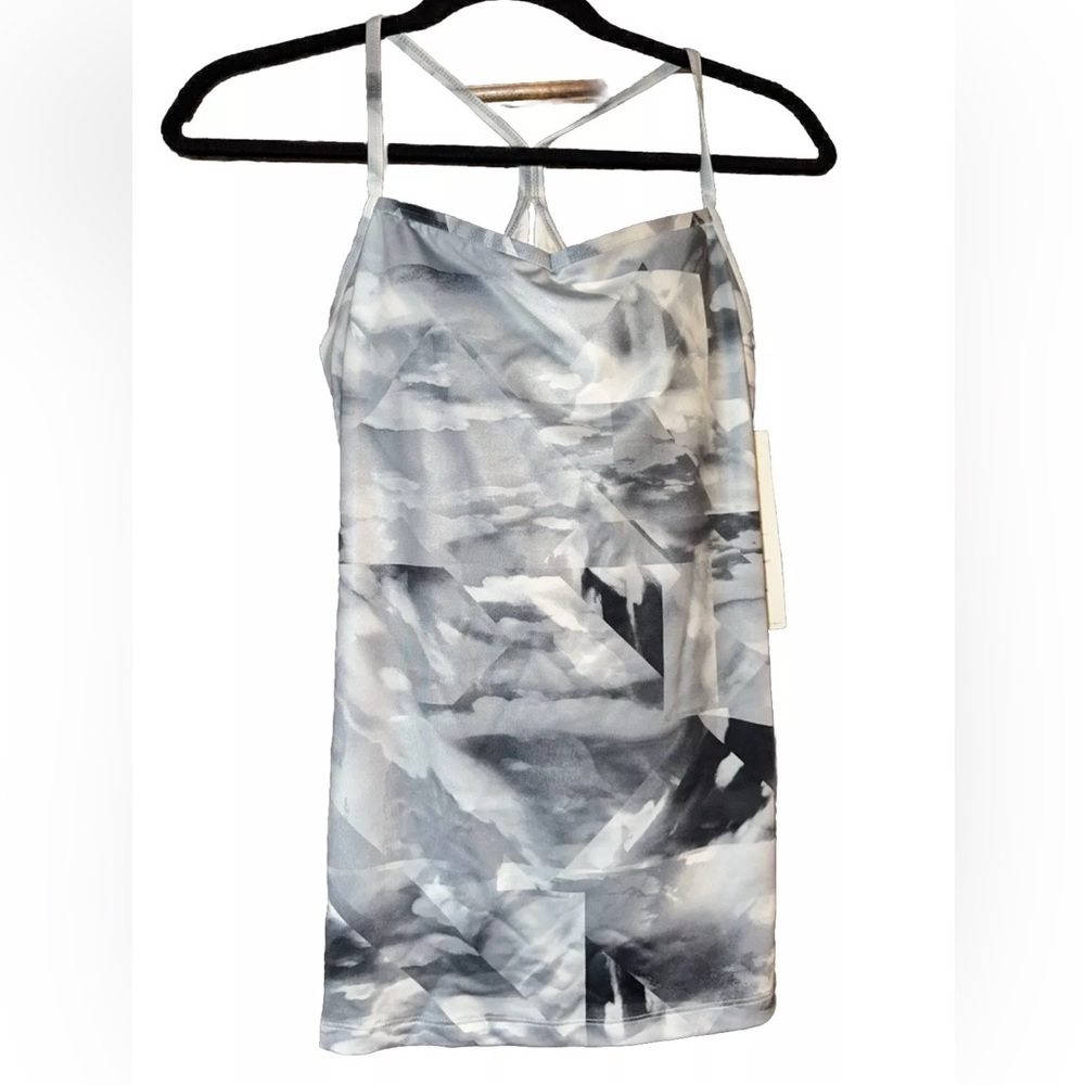 Lucy Yoga Siren Racerback Kaleidoscope Top L NEW